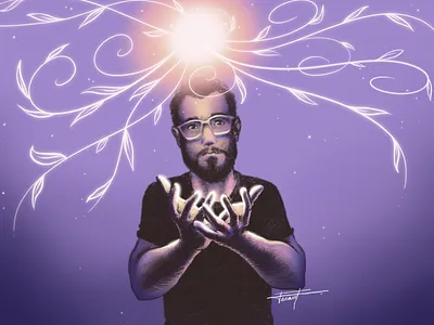 Plant the beginning character concept art drawing illustration procreate