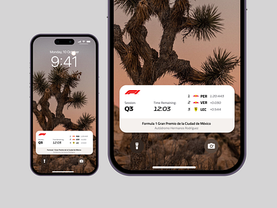 Formula 1 Live Activities Concept f1 formula 1 ios 16 iphone live activities widgets