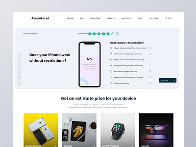 Remarketed - UI/UX Project 6 branding design minimal ui uidesign uiux uxdesign