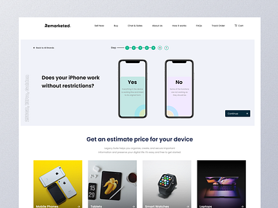 Remarketed - UI/UX Project 5 branding design minimal ui uidesign uiux uxdesign