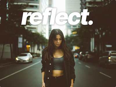 reflect. banner brand design branding graphic design logo popular poster reflect trending