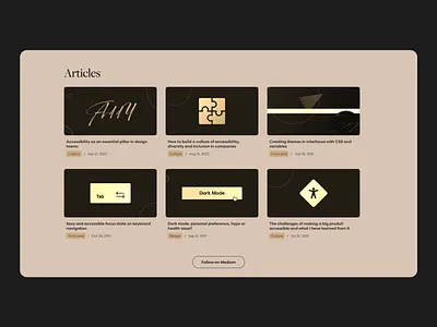 My Portfolio — 2022 accessibility article blog css design front end interface portfolio reading tag thumb ui ux web writing