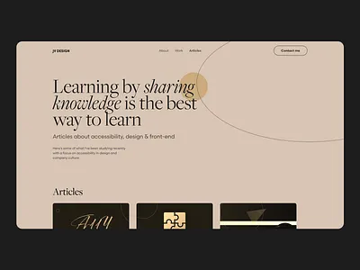 My Portfolio — 2022 article blog branding css design front end html interface landing reading thumb ui ux web website writing