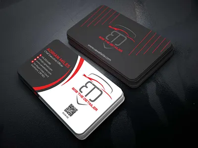 Business card design 3d branding business card business card design design graphic design logo modren typography unique vector
