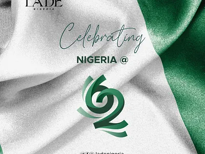 Nigeria @ 62 branding coreldraw design graphic design