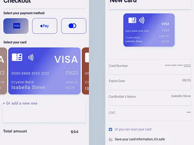 Creditcard checkout #DailyUI dailyui