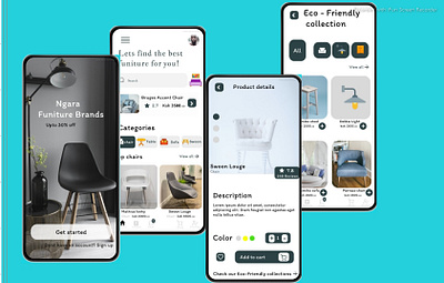 Furniture ux app design branding design figma kenya graphic design kenya logo nairobi typography ui ux website