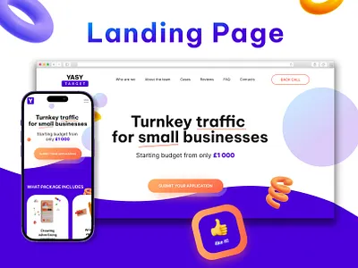 Target agency landing page branding design figma landing landing page landingpage logo target ui web design webdesign