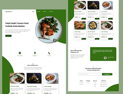 Mantapkali.id - Food Court Landing Page adobe xd branding design design apps figma food food court foodcourt graphic design landing pag landing page user interface website