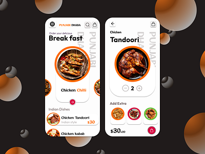 PUNJABI DHABA branding design illustration ui ui designer uidesign uitrends uiux uiuxtrends userexperience userinterface ux visualdesign