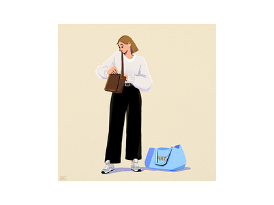 Beige colour design drawing fashion illustration paris style