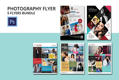 Photography Flyer Template advertising design flyer bundle flyer template layout photographer photography flyer photography marketing photography promotion studio flyer