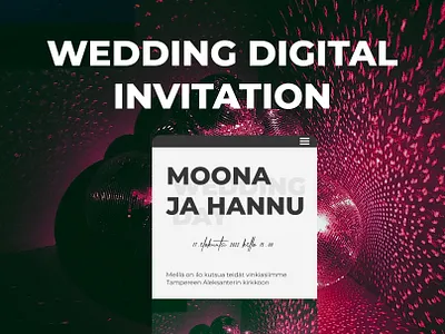 wedding digital invitation invitation landing suomi wedding