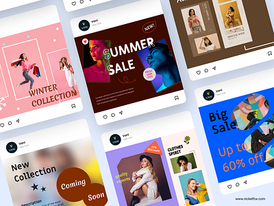 Instagram Fashion Post color concept exploration fashion funky graphic design instagram layout minimal mobile post reels social ads social media story templates texture trending ui uiux