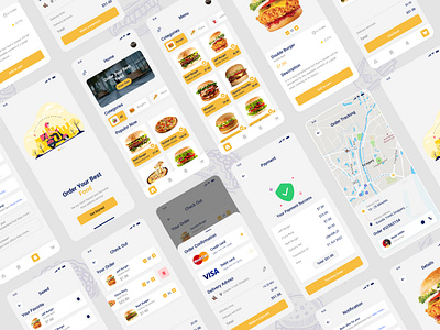 Food Delivery App design 😋 delivery app design design food food app design food app ui food app uiux food delivery food delivery app food mobile food mobile app food ui design food uiux mobile popular design ui ux