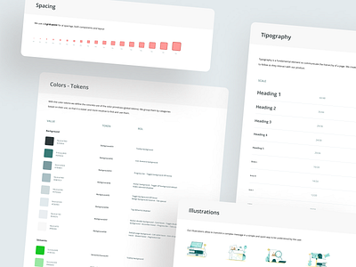 Sales Layer DS - Foundations card color color palette components design design system foundations grid system illustrations spacing tipography tokens ui