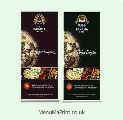 Roller Banner | Pull Up Banner | Pop Up Banner | MenuMa Print pull up banner printing