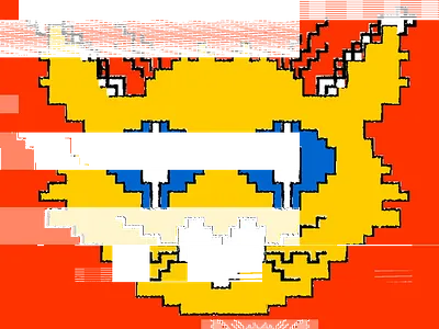 #TheLastCat! NFT collection on opensea animal austria branding cat color concept crypto design thinking glitch graphic design illustration martina fischmeister nft opensea pixelart