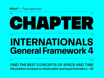 Match — Type Specimen latincyrillicgreek