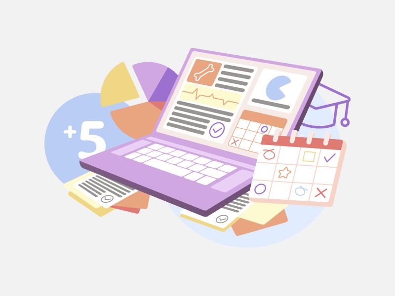 UX Illustration - Medical App illustration ui ux