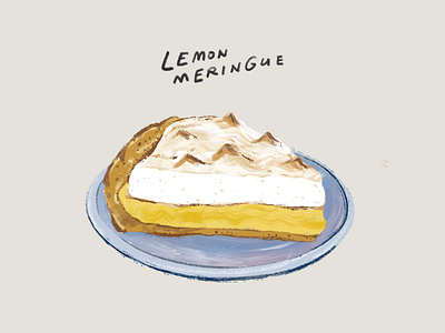 Lemon Meringue drawing graphic design illustration