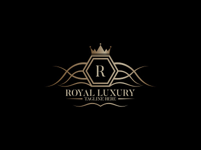 Royal luxury logo design clean logo company logo design graphic design illustration illustrator logo logo design luxury logo modern logo royal company logo royal logo royal luxury logo