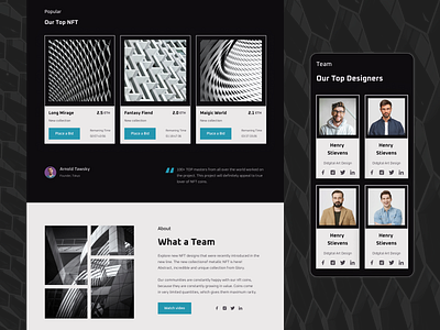 NFT Marketplace 🔥 branding design graphic design landing mobile nft nft marketplace typography ui web design website