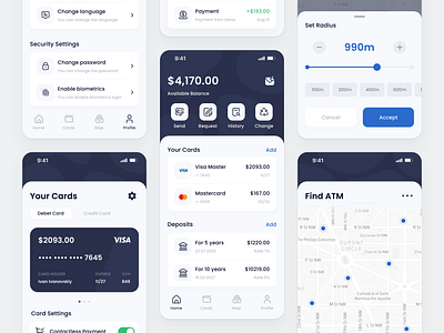 Banking Mobile App app banking mobile ui ux