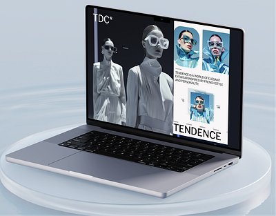 Website concept TENDENCE branding neural neural network web website