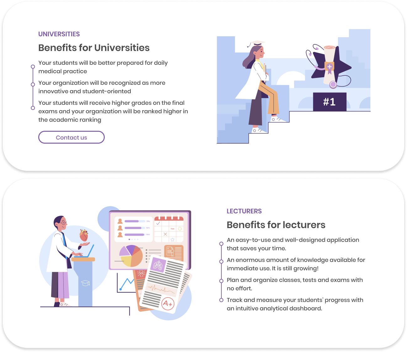 Medical Website UI/UX Design by Weronika Moyion Kowalska on Dribbble