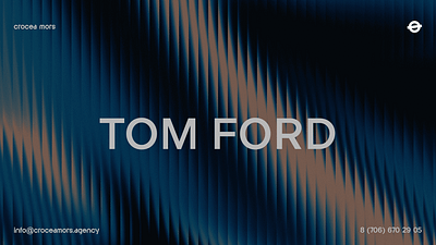 TOM FORD 3d 3d design branding design tom ford