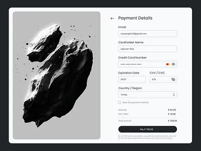 #DailyUI Challange #002 Prompt: Credit Card Checkout 002 checkout creditcard dailyui figma graphic design payout ui