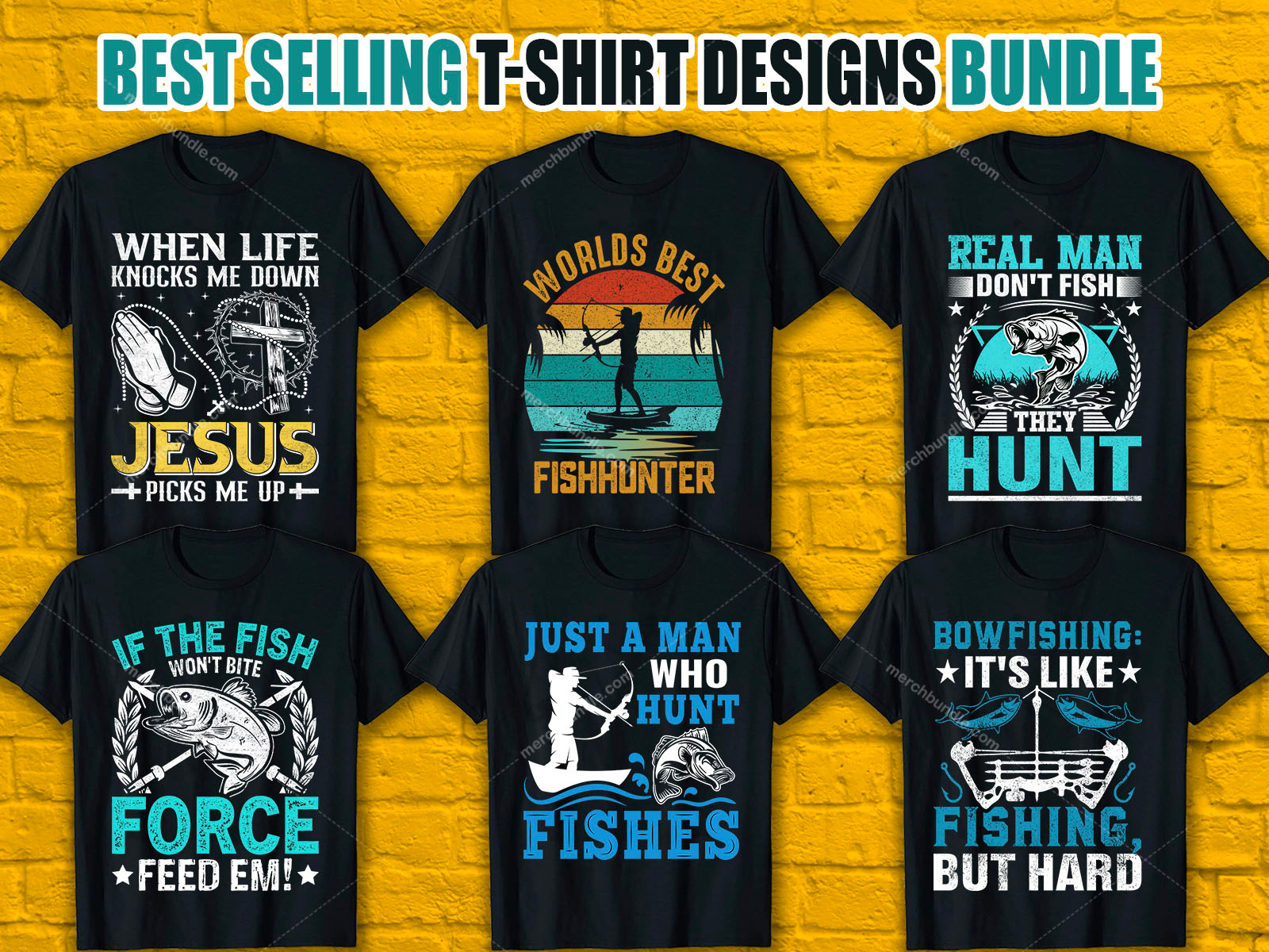 Best Selling T-Shirt Designs For Merch By Amazon by Akash Islam on Dribbble