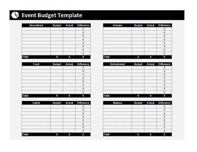 Free Event Budget Spreadsheet Excel design editable templates event budget event budget template free templates graphic design printable template printable templates template templates