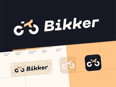 Biker Service Logo Design advertising app icon bike biker brand brand identity branding design graphic design graphics identity design illustration logo logo design marketing poster sports symbol ui user experience