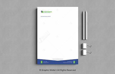 Forerunner - Letterhead branding design graphic design graphicwallet illustration logo typography ui ux vector