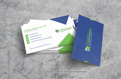 Forerunner - Business Card branding design graphic design graphicwallet illustration logo typography ui ux vector