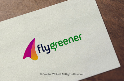 Flygreener branding design graphic design graphicwallet illustration logo typography ui ux vector