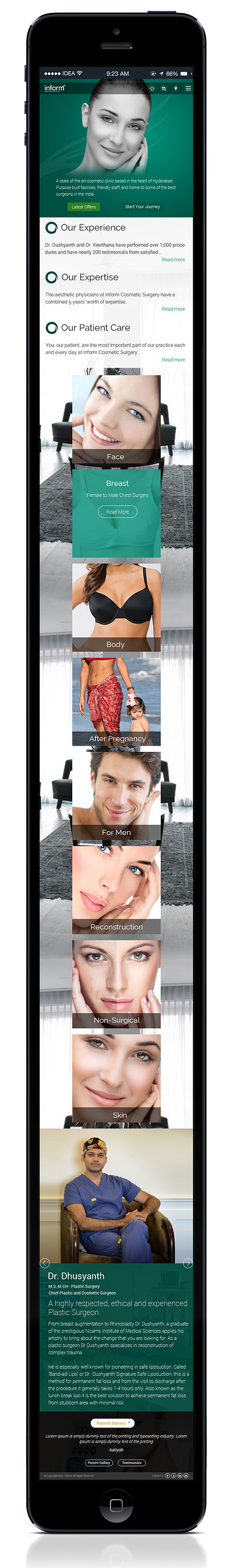 INFORM - Mobile View