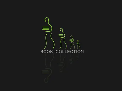 Book Collection Logo art book collection brand branding business logo creative logo design graphic design graphic designer illustration illustrator logo logo design logo designer logo designs logo type logos photoshop project typography