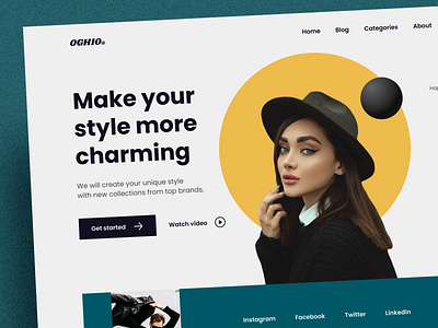 Fashion Platform 💻 branding design fashion fashion store graphic design landing typography ui web design website