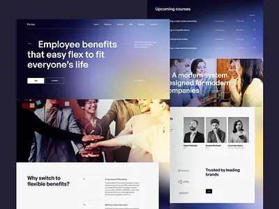 Forma Homepage Website design ui ux web