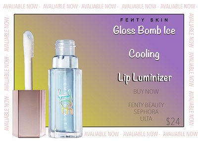 Fenty / Skincare Product Mockup 3d branding design graphic design illustration vector