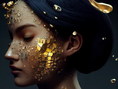 Woman in Gold design graphic design