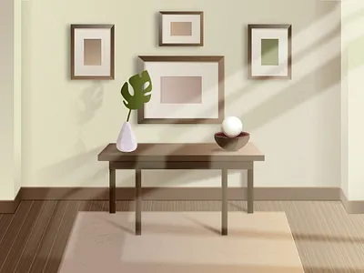 room illustration vector