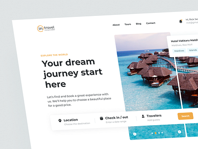 Travel Platform ✈️ booking branding design graphic design landing travel typography ui web design website