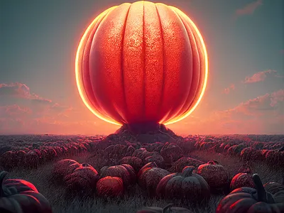 Huge Pumpkin design graphic design