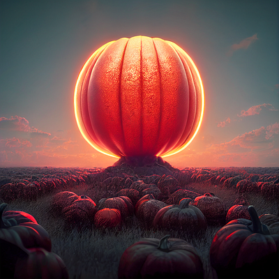 Huge Pumpkin design graphic design