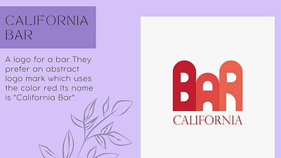 California Bar Logo branding graphic design logo