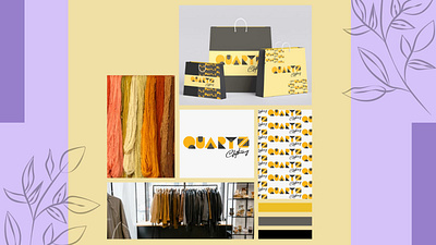 Brand Moodboard (Quartz) branding graphic design logo
